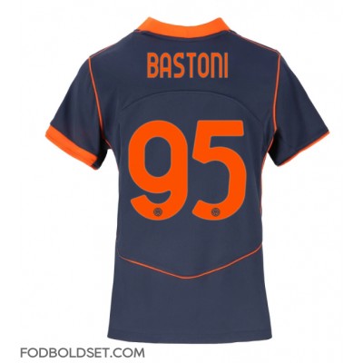 Inter Milan Alessandro Bastoni #95 Tredjetrøje Dame 2025-26 Kortærmet Inter Milan Alessandro Bastoni #95 Tredjetrøje Dame 2025-26 Kortærmet